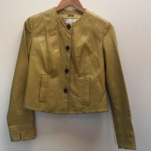 Spiegel Green Leather Jacket